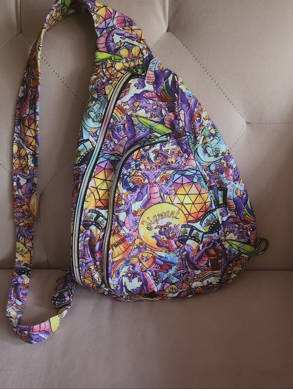 Figment Disney World Sling Bag / EUC